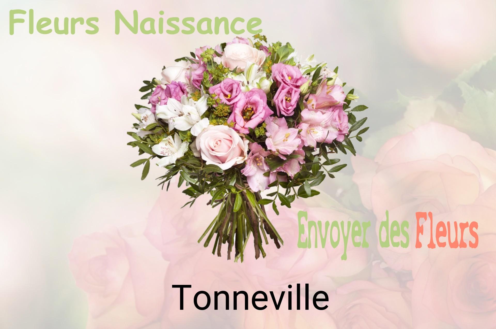 Bouquet de fleurs de naissance livré à Tonneville